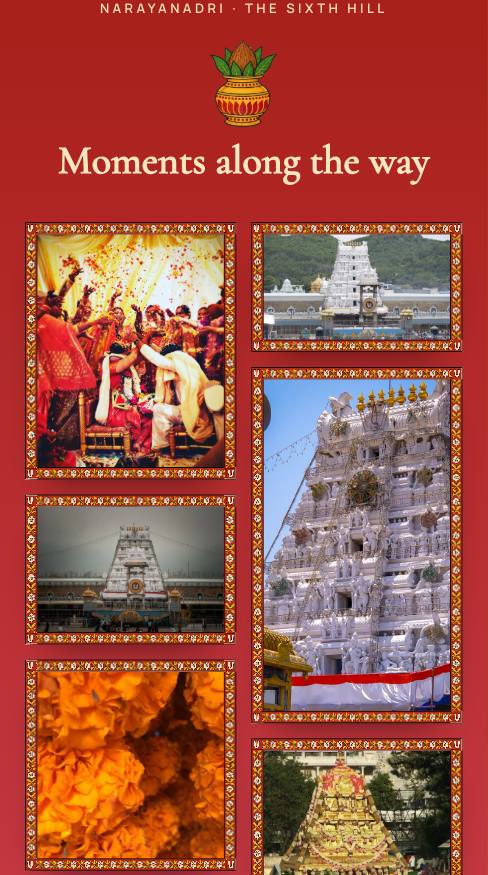 Tirumala Divine: Gallery